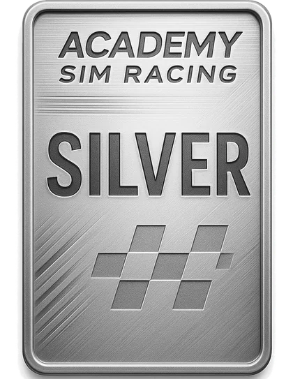 Academy Sim Racing Silver membership badge
