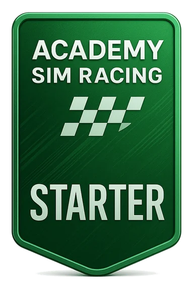 Academy Sim Racing Starter membership badge